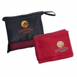 Travel Blanket in Imprinted Pouch  - With optional embroidery (extra charge)